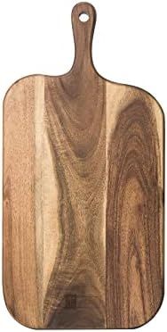 JF JAMES.F Serving Board, Acacia Wood Cutting Board with Handle Wooden Cheese Board Charcuterie B... | Amazon (US)