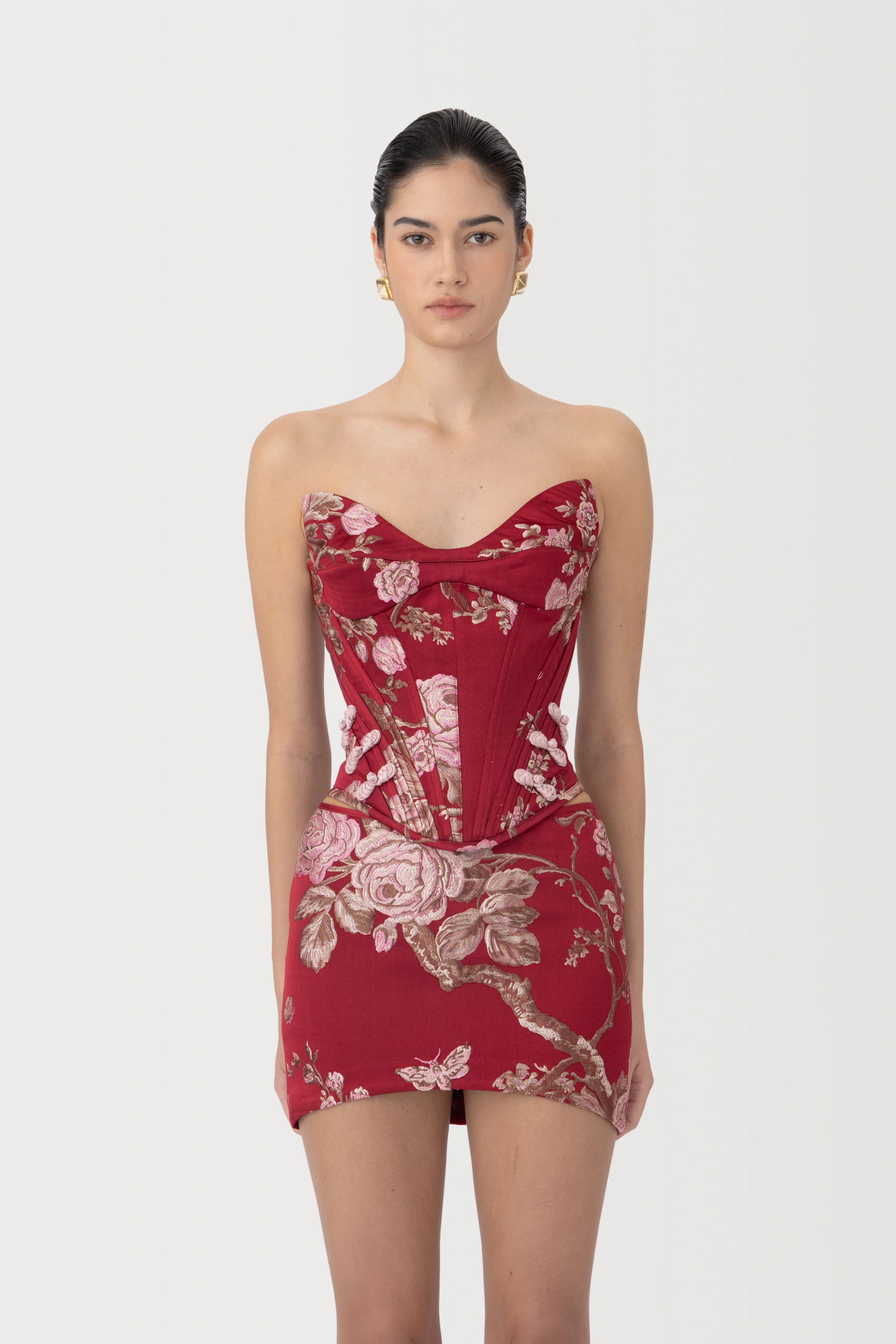 Nico Brocade Top | Sau Lee