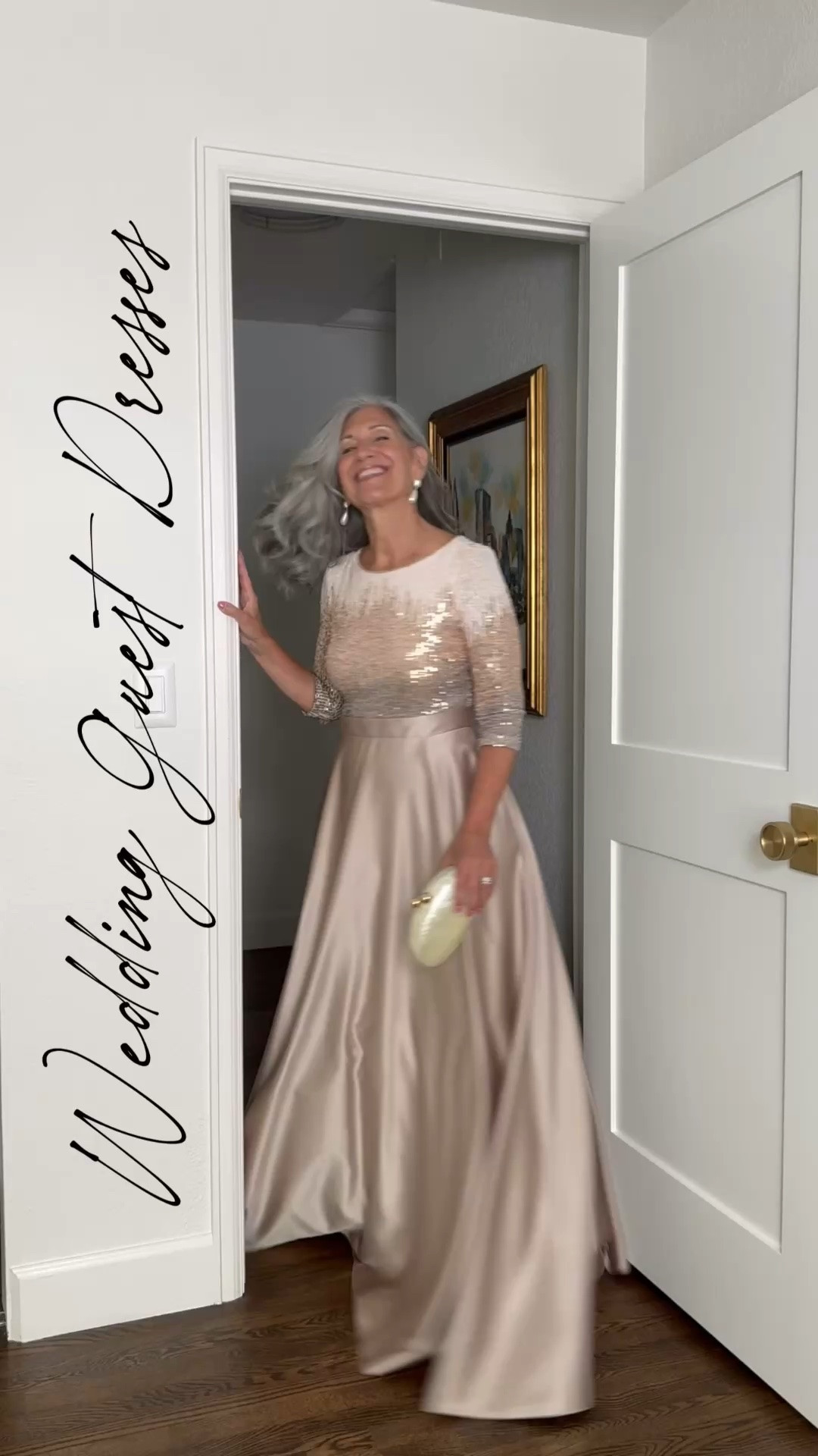 ✨ sequin at the face. satin to the floor. one long elegant line.

A sequin bodice that puts the glow right at your face. Evening wedding lighting, you will look extraordinary.

Three quarter sleeves and a full satin skirt that holds and elongates beautifully from the processional to the final dance.

Use code CLAUDIA15 for 15% off directly at betsyandadam.com.

Save this for your next invitation.

Share it with a friend who’s shopping. 💌

wearing a size 6. the fit is wonderful. every silhouette here was chosen for exactly this moment.

wedding guest dress summer​​​​​​​​​​​​​​​​

#weddingguestdress #motherofthebride #BetsyandAdam #Over40Fashion #weddingseason2026

#LTKWedding #LTKOver40 #LTKSeasonal