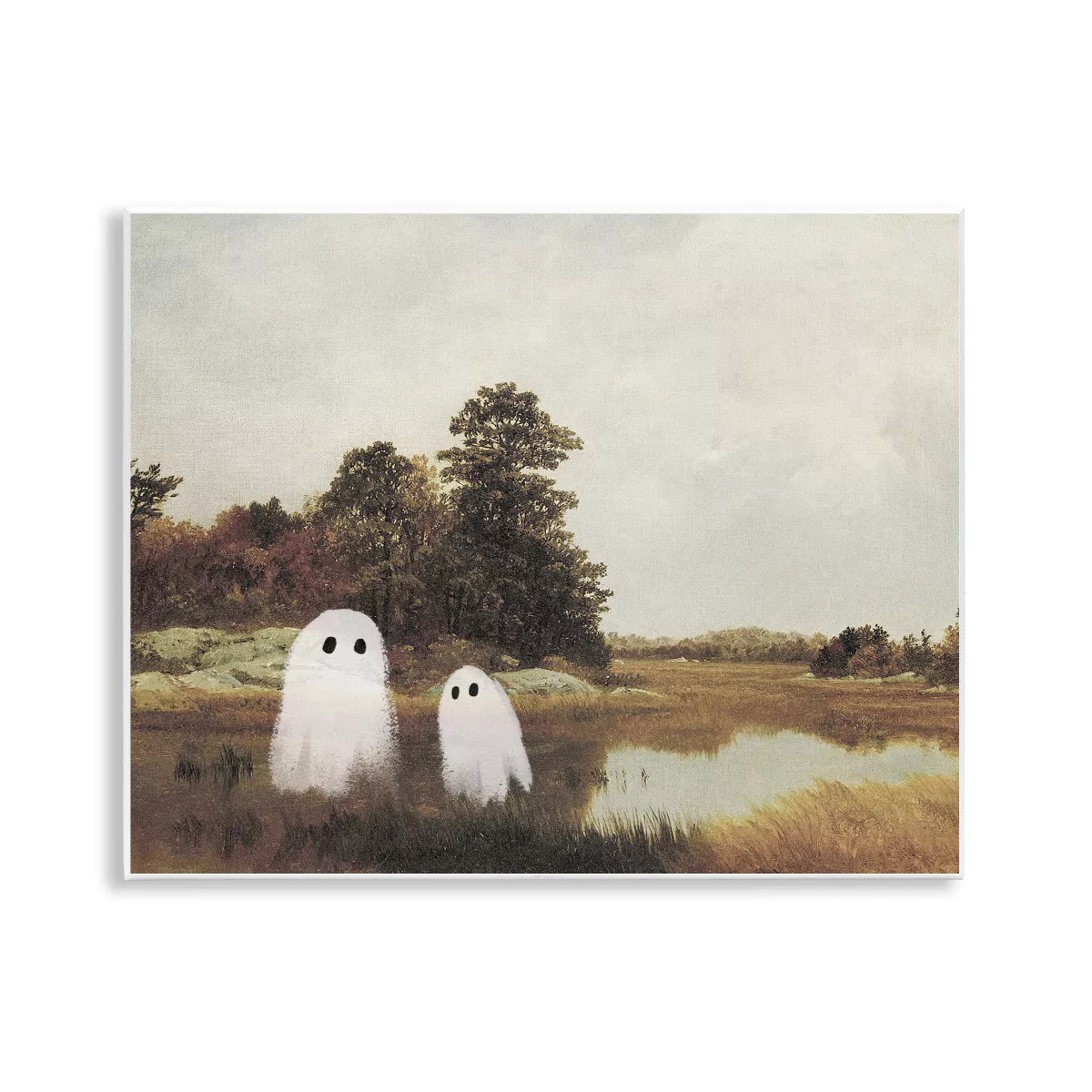 Stupell Industries Ghost Pair in Autumn Countryside, 14'' x 11'' | Target