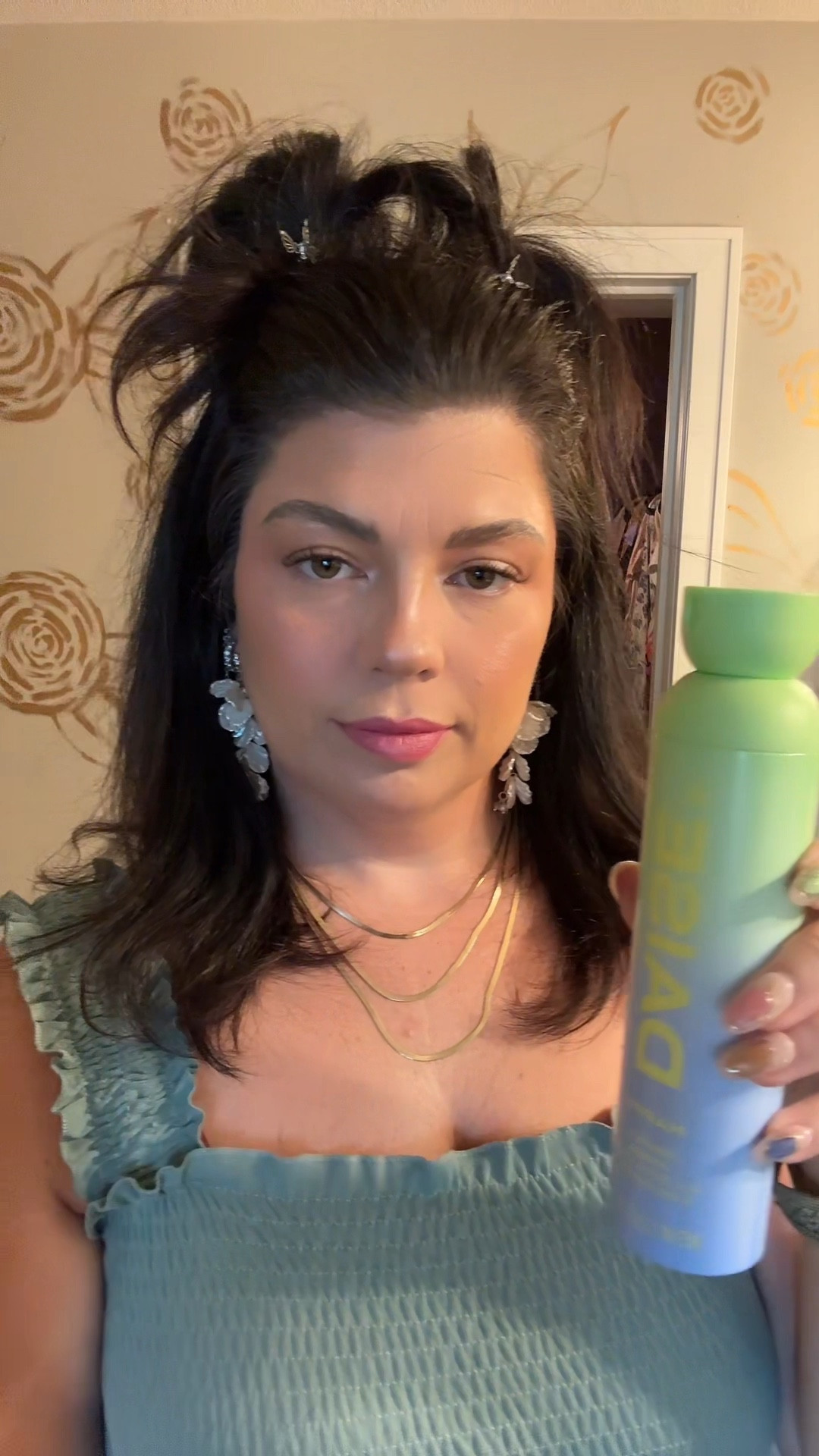 The hair was giving y2k🫧 this is my go to romper from Amazon. So comfy and easy! I was in a huge hurry today so I quite literally just threw some shit on 🤣 Have a happy Saturday! #ootd #comfycuteoutfit #spacebuns #summeroutfits 

#LTKMidsize #LTKSummerEdit #LTKFindsUnder50