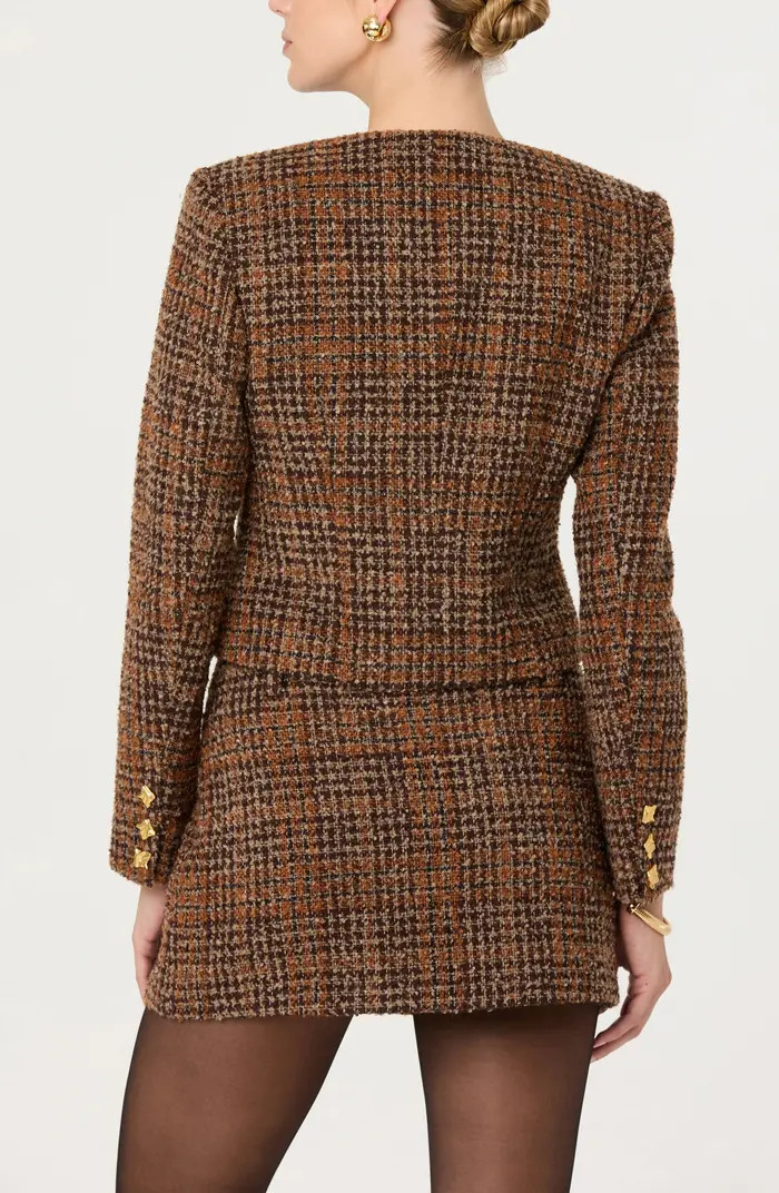 Kyleigh Wool Blend Tweed Miniskirt | Nordstrom