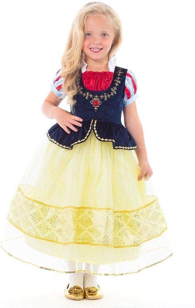 Little Adventures Deluxe Snow White Princess Dress Up Costume (Medium Age 3-5) | Amazon (US)