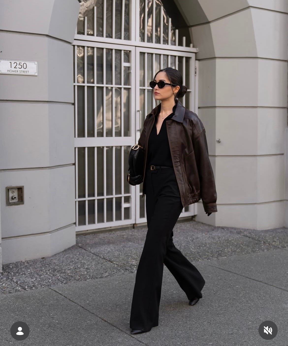 Black oants
Brown leather bomber

#LTKootd #LTKselfcare #LTKdayinmylife