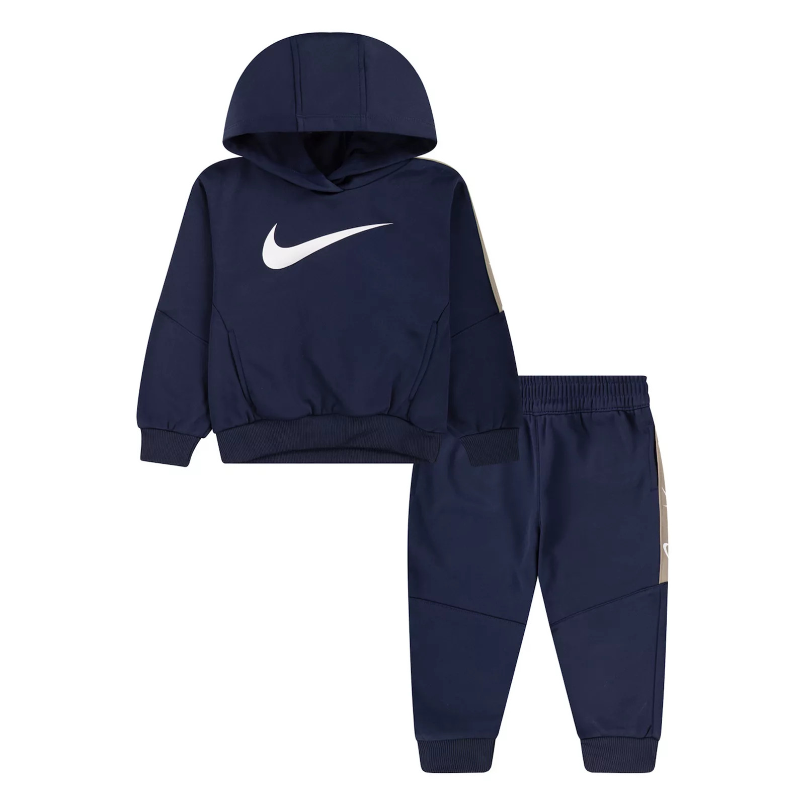 Toddler Boys Nike Dri-FIT Swoosh Hoodie and Sweatpants 2-Piece Set, Toddler Boy's, Size: 2T, Blue | Kohl's