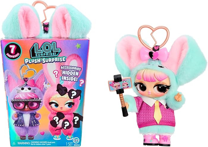LOL Surprise Plush Surprise! Pup-Tart Plush Doll with Hidden Fashions, On-the-Go Play, 7 Total Su... | Amazon (US)