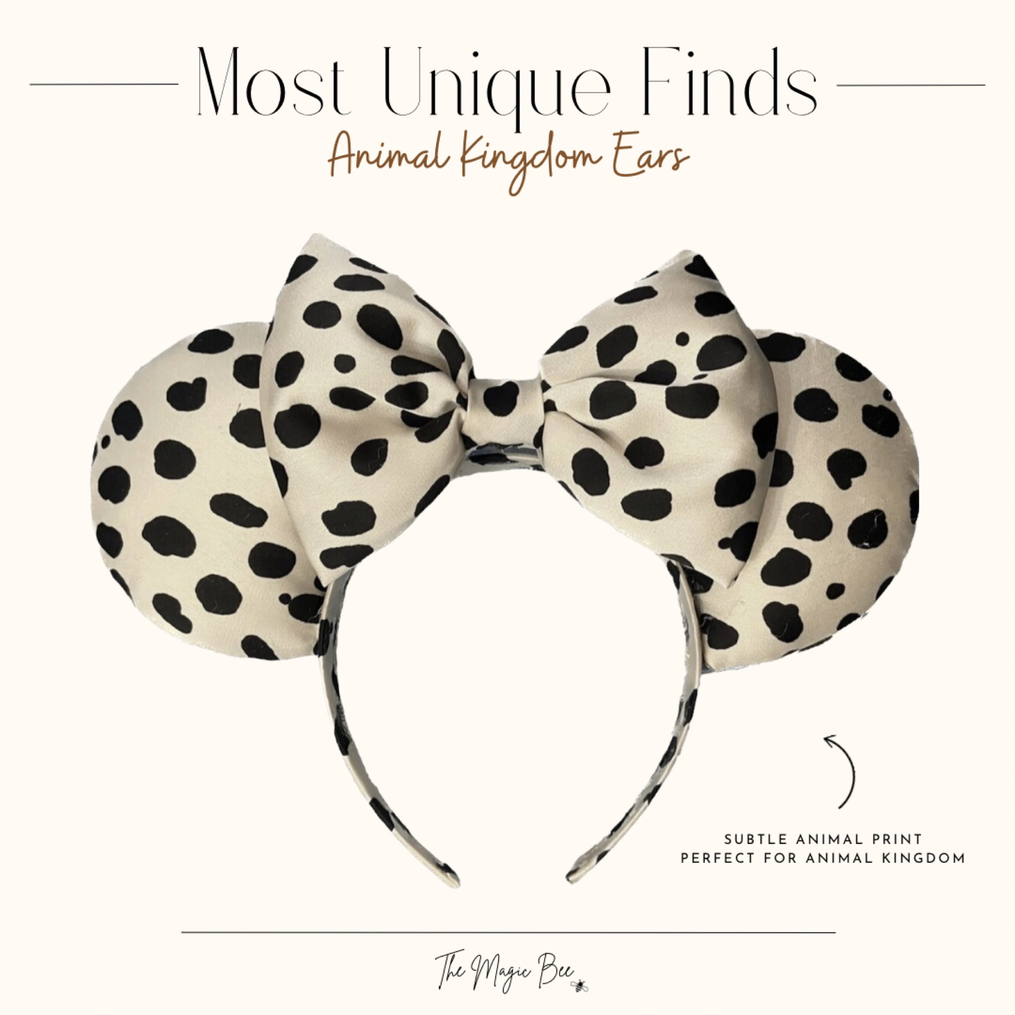 The perfect subtle animal print Mickey ears for a low key Animal Kingdom day fit! #Disney #MickeyEars #DisneyOutfits 

#LTKSpringSale #LTKstyletip #LTKtravel