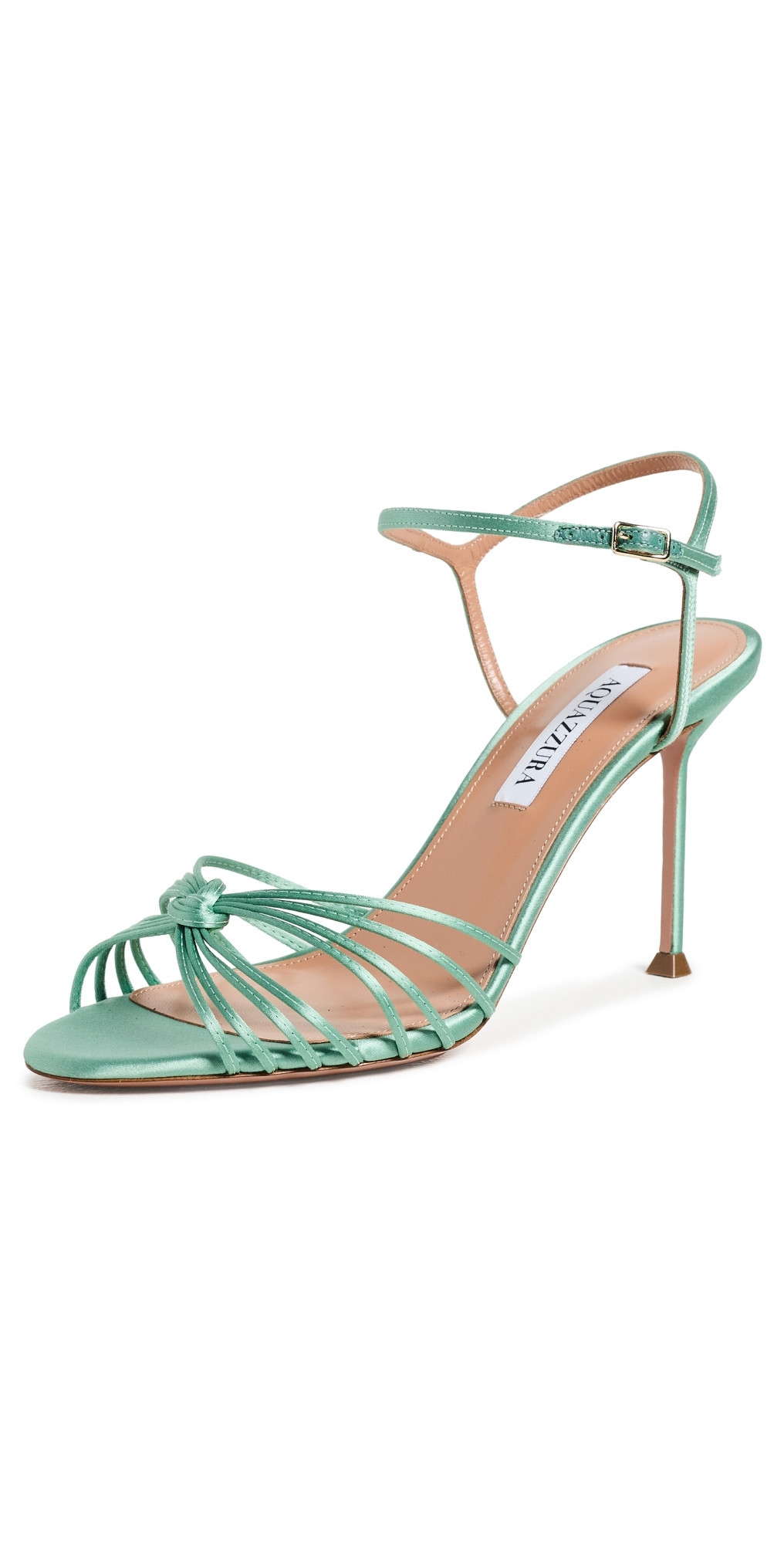 Aquazzura Serenity Sandals 85mm Salvia 36 | Shopbop