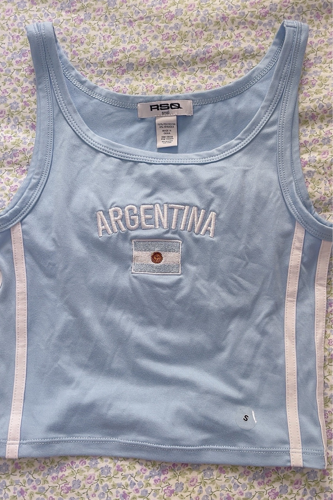 cute summer tank top argentina⚽️🫶🏼
