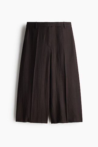 H & M - Elegante Culotte aus Leinengemisch - Dunkelbraun | H&M (DE, AT, CH, NL, FI)