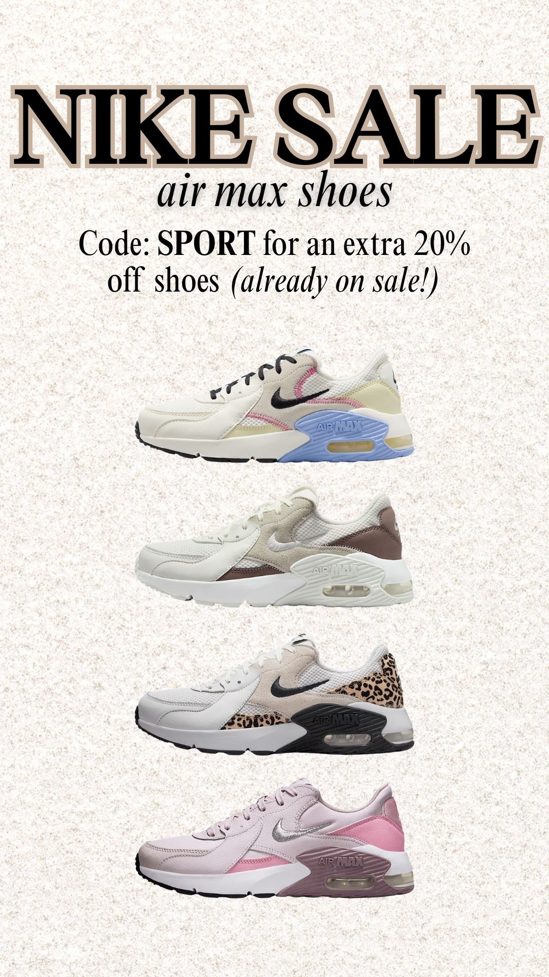 The air max are one of my favorite shoes for every day wear! I find they run TTS. 🤍

#LTKShoeCrush #LTKActive