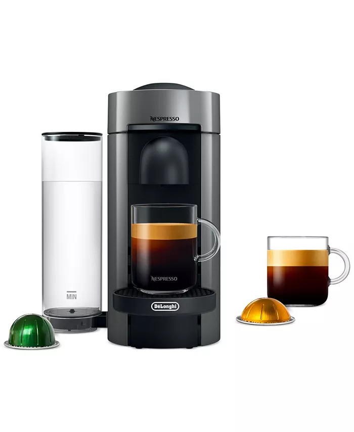 Nespresso  VertuoPlus Coffee and Espresso Machine by De'Longhi & Reviews - Small Appliances - Kit... | Macys (US)