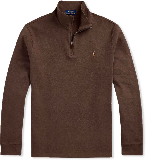 Men's Estate-Rib Cotton Quarter-Zip Pullover | Macy's