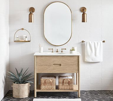 Manzanita 26"-36" Single Sink Vanity | Pottery Barn (US)