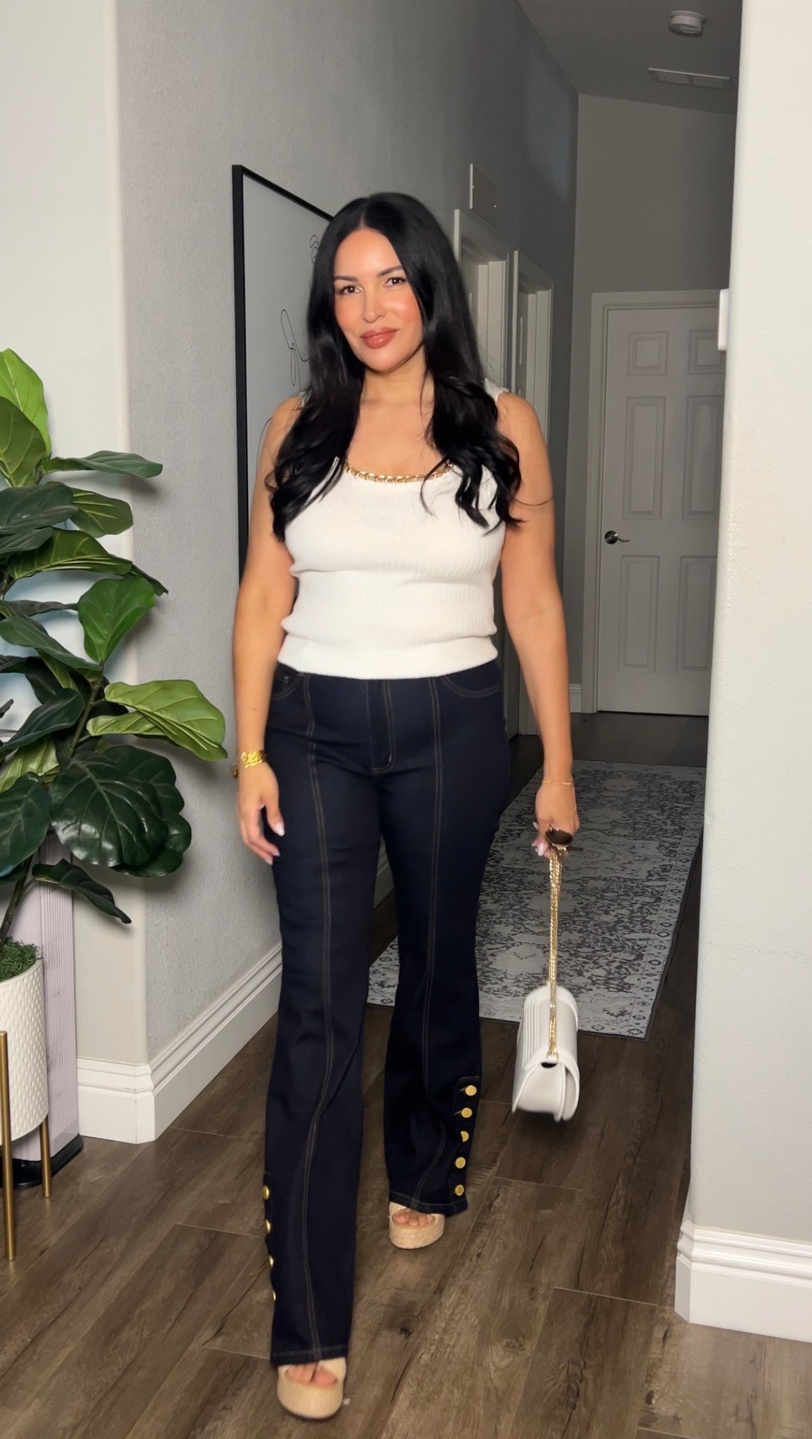 These dark wash machines are so sleek and can be dressed up or down! The stretch is amazing TTS i’m wearing size 30

#LTKgrwm #LTKMidsize #LTKootd