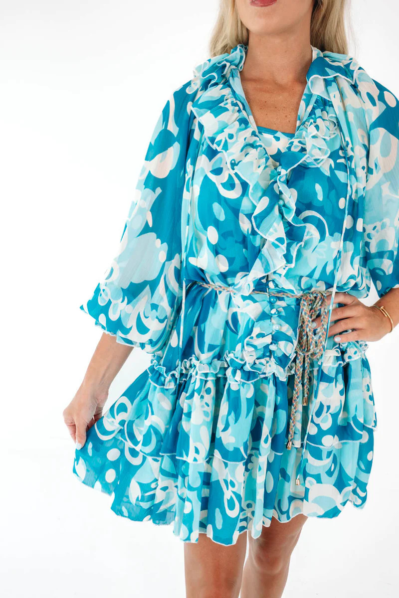 Feel the Ocean Air Dress - Blue | The Impeccable Pig