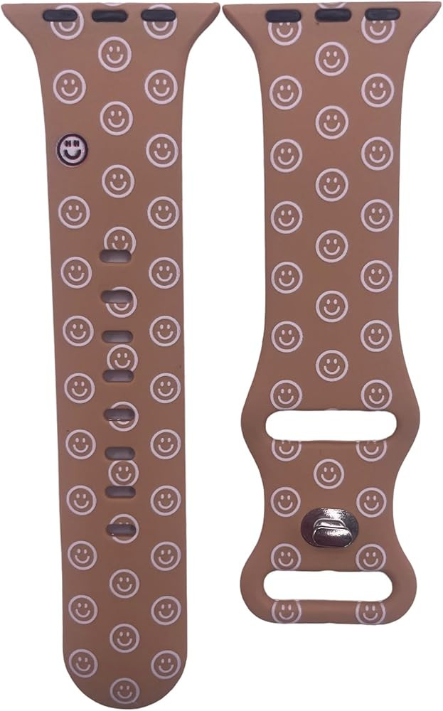 Hi Honey. Designer Smiley Butterfly Watch Band 38mm 40mm 41mm, Soft Silicone Sports band Waterpro... | Amazon (US)