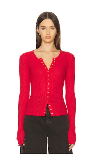 Going Places Cardi in Cherry Crush | Revolve Clothing (Global)