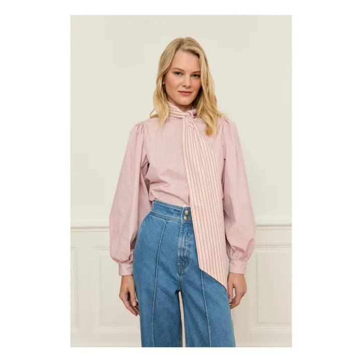 Bluse Fairytale Streifen | Rosa | Smallable