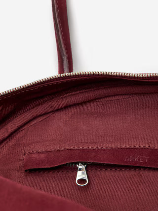 Suede Bowling Bag – Dark Red – Women – ARKET GB | Arket UK