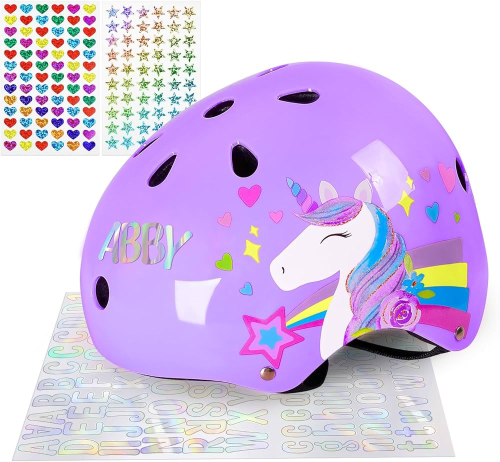 Kids Bike Helmet Toddler Helmet Durable Adjustable Kids Helmet for Girls Boys Bicycle Helmet for ... | Amazon (US)