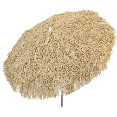 DestinationGear Palapa Tiki Umbrella 6' Whiskey Brown Patio Pole | Walmart (US)