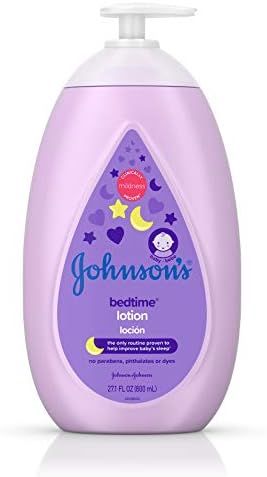 Johnson's Moisturizing Bedtime Baby Body Lotion with Coconut Oil & Relaxing NaturalCalm Aromas to... | Amazon (US)