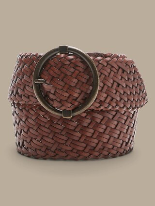 Wide Woven Belt | Banana Republic Factory