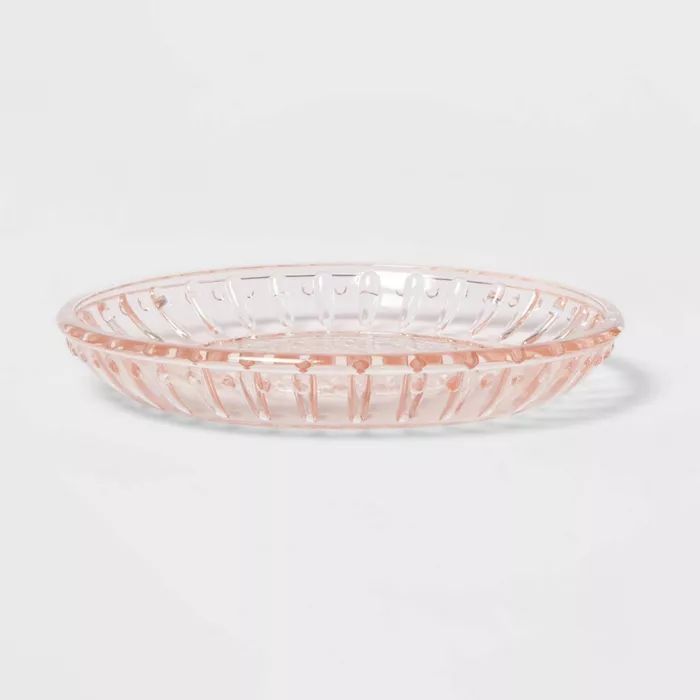 Glass Soap Dish Blush - Threshold&#8482; | Target