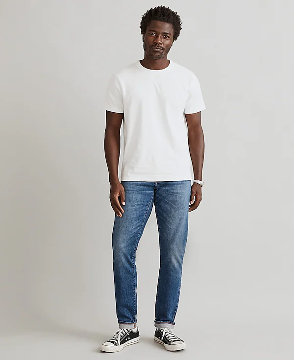 Garment-Dyed Allday Crewneck Tee | Madewell | Madewell