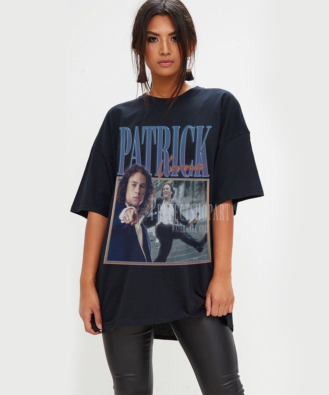 PATRICK VERONA Shirt, Heath Ledger 10 Things I Hate About You Homage T-shirt, Funny Patrick Veron... | Etsy (US)