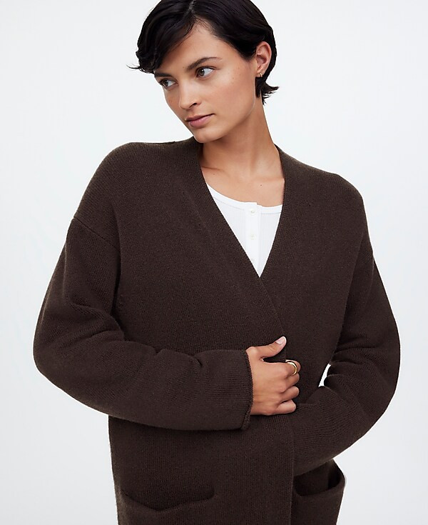 Wool-Blend Duster Cardigan Sweater | Madewell