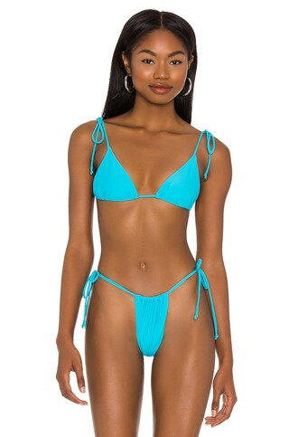superdown Liv Top in Turquoise from Revolve.com | Revolve Clothing (Global)