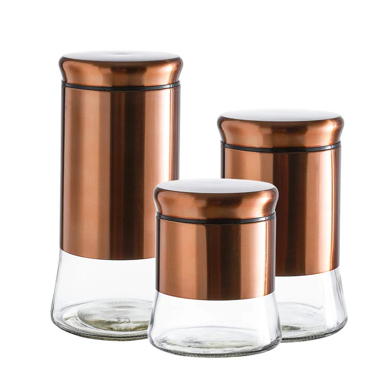 3 Piece Storage Jar Set | Wayfair North America