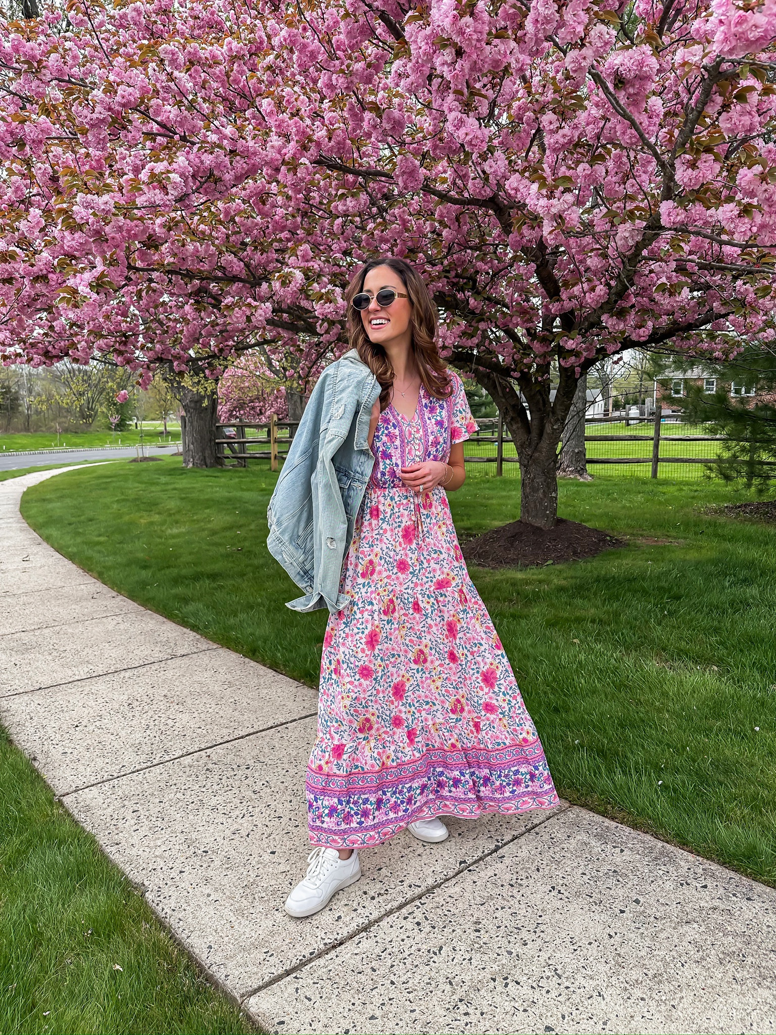 Amazon fashion find - floral maxi dress 

Spring outfit // summer outfit // flower print dress // denim jacket // floral dress // spring fashion 

#LTKstyletip #LTKSeasonal #LTKfindsunder50