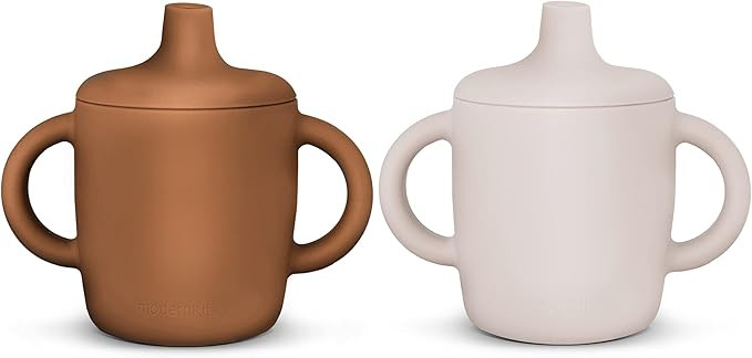 KIDSco. Silicone Sippy Cup and Training Cup for Baby 6 months+ Soft Spout and Handles Unbreakable... | Amazon (US)