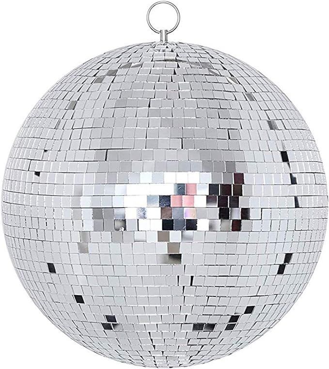 NuLink 8" Disco Light Mirror Ball with Hanging Ring | Amazon (US)