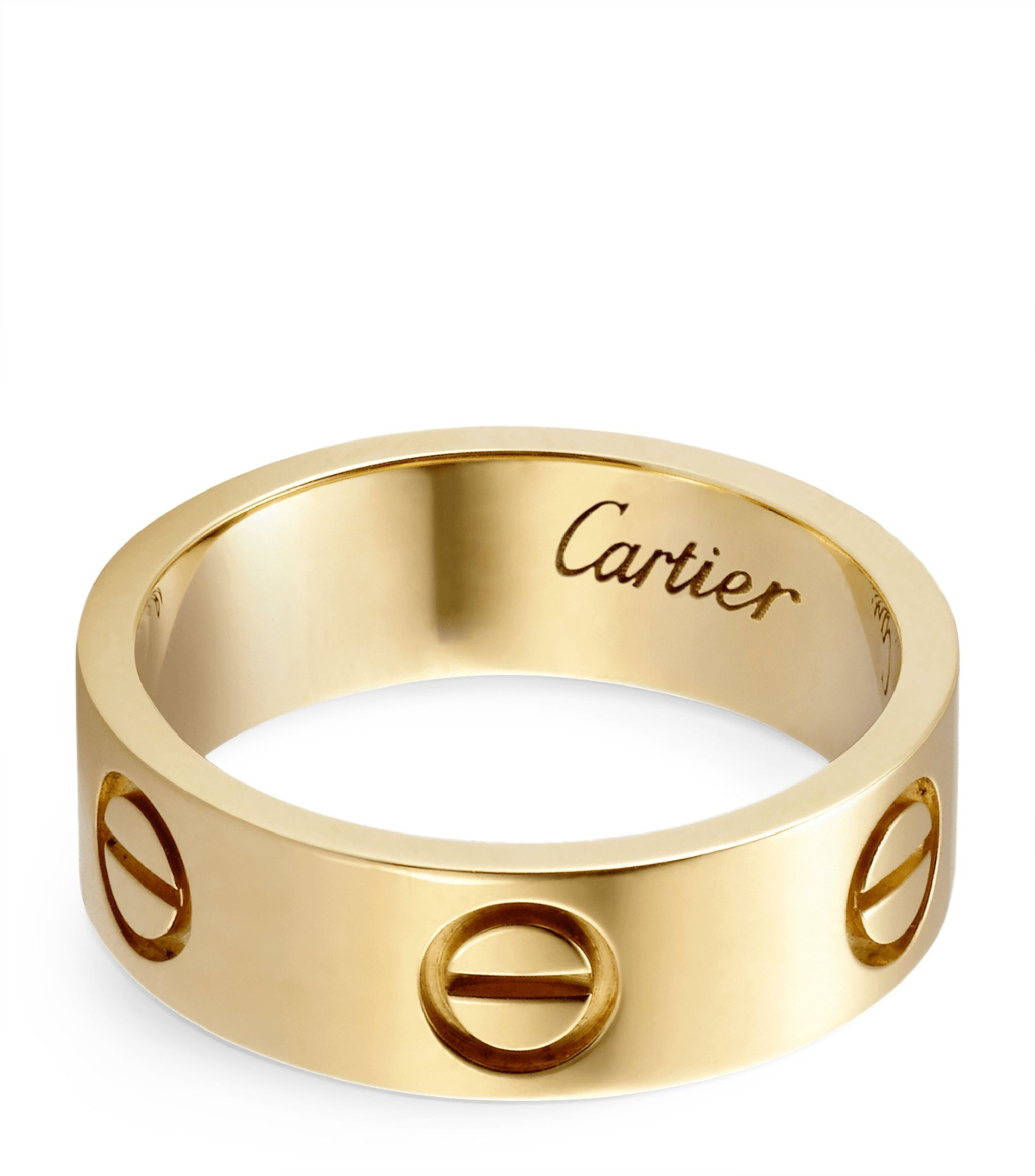 Yellow Gold LOVE Ring | Harrods