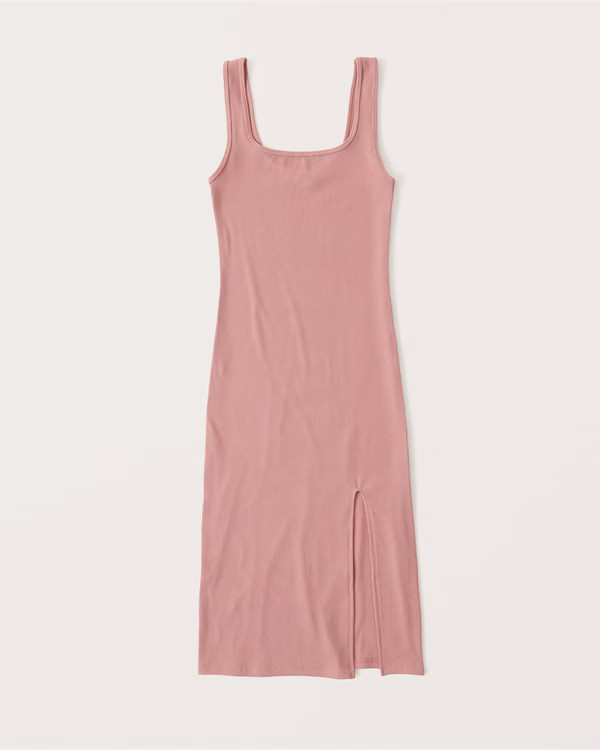 Seamless Knit Midi Dress | Abercrombie & Fitch (US)