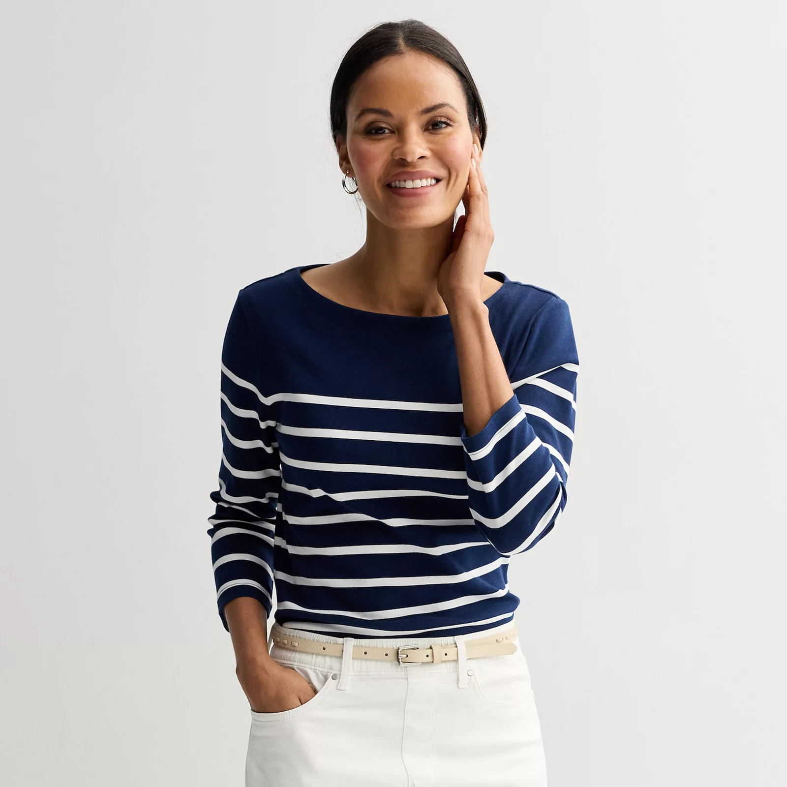Women's Croft & Barrow® Boatneck Top | Kohl's