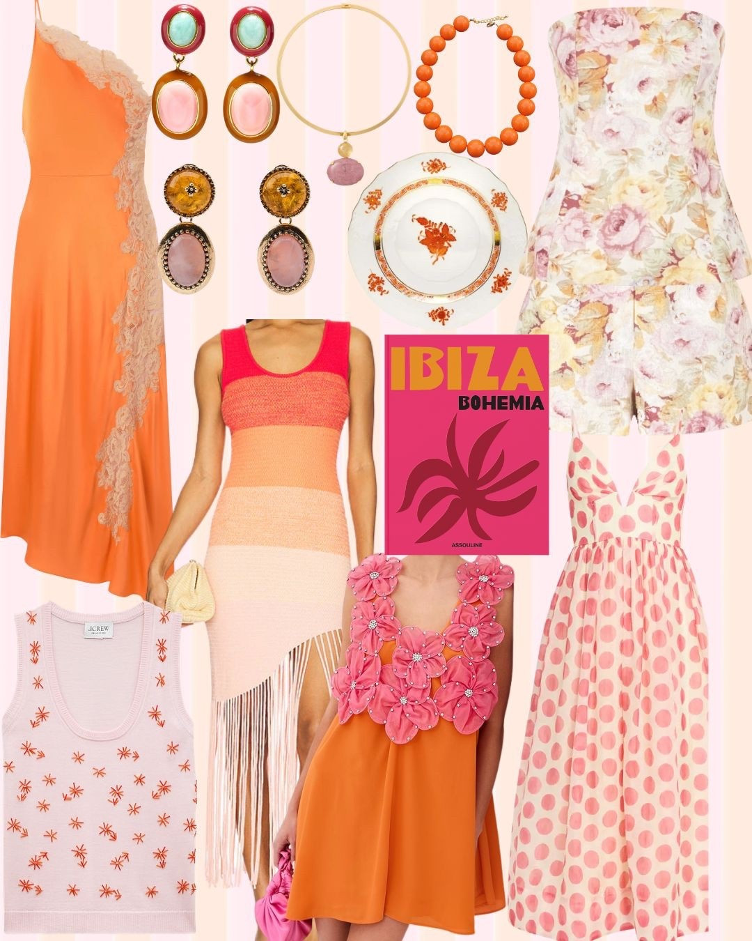 More spring and summer vibes on this cold day 🩷🧡