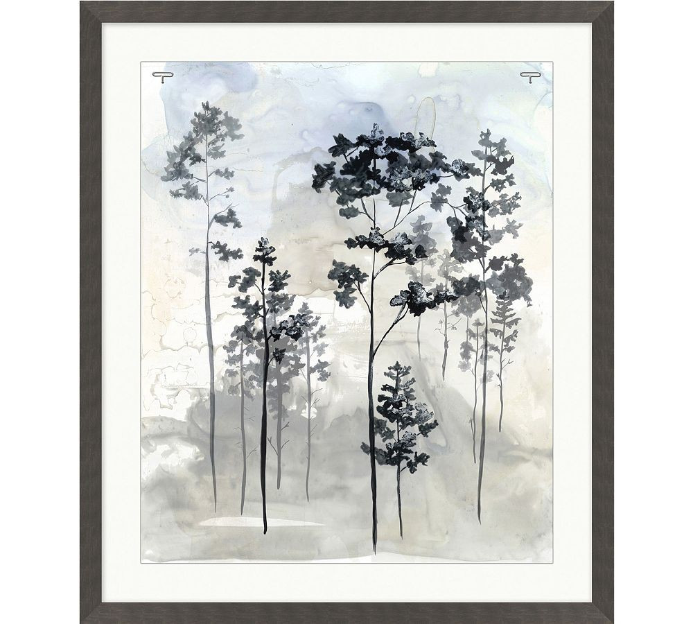Watercolor Forest Framed Print | Pottery Barn (US)