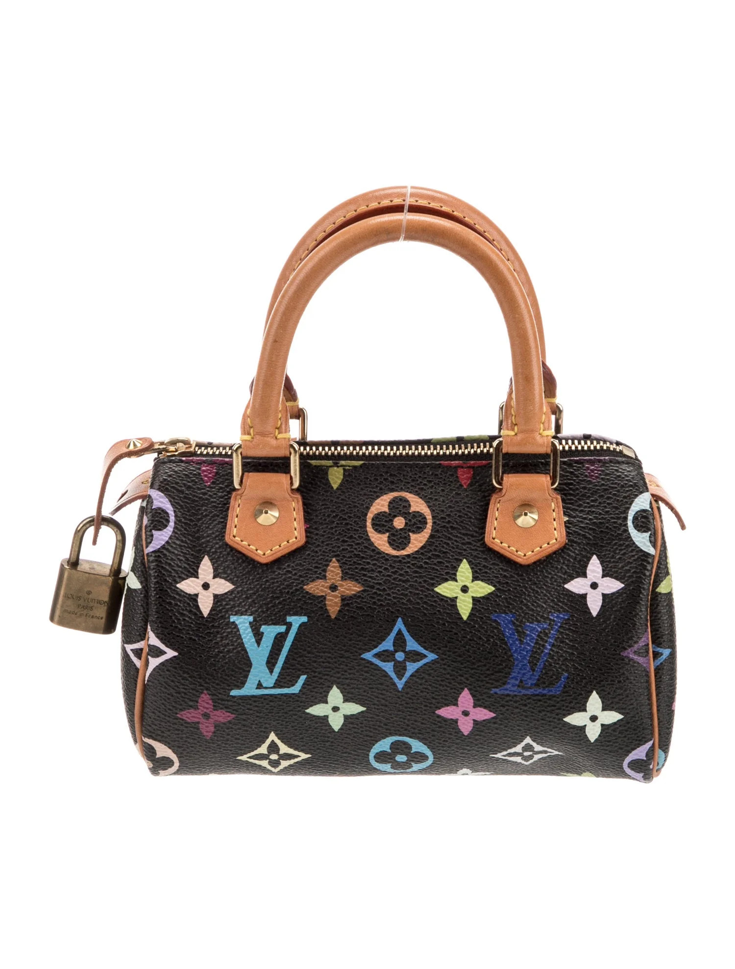 Louis Vuitton Multicolore Monogram Speedy HL - Black Handle Bags, Handbags - LOU1226662 | The Rea... | The RealReal