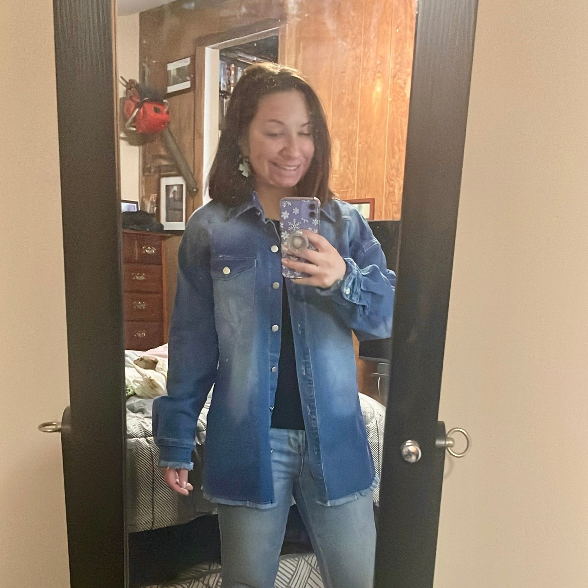 New poshmark listing - Amazon Jean jacket size small 

#LTKSaleAlert #LTKootd #LTKPetite