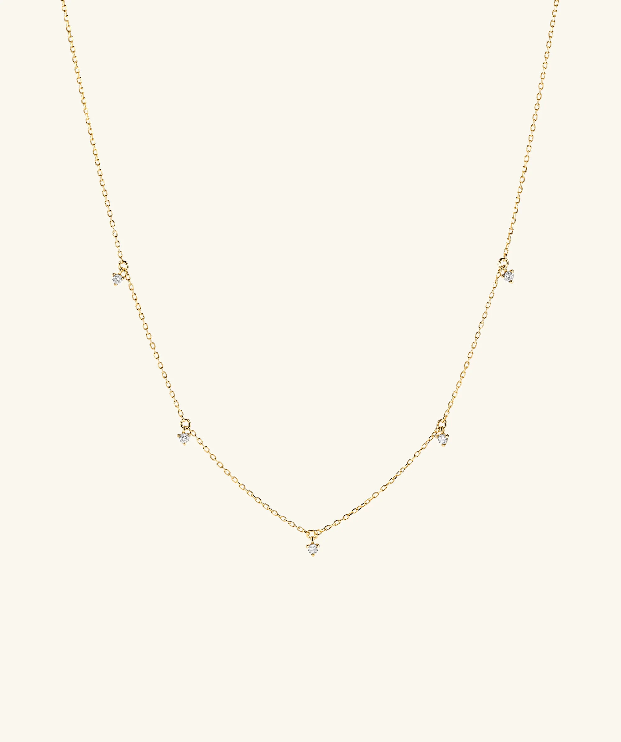 Multi Station Diamond Necklace | Mejuri Fine Crew