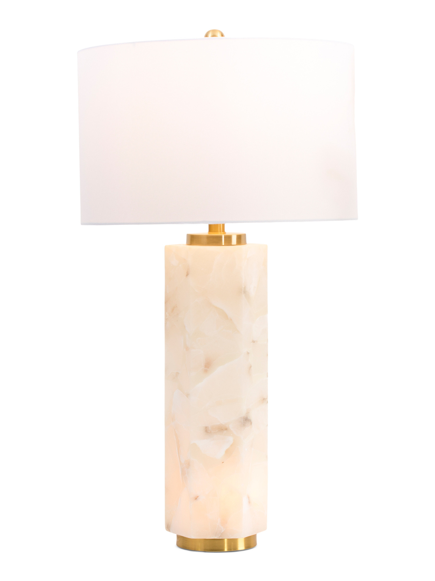 29in Alabaster Lamp With Nightlight | Marshalls