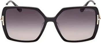 Joanna 59mm Gradient Butterfly Sunglasses | Nordstrom