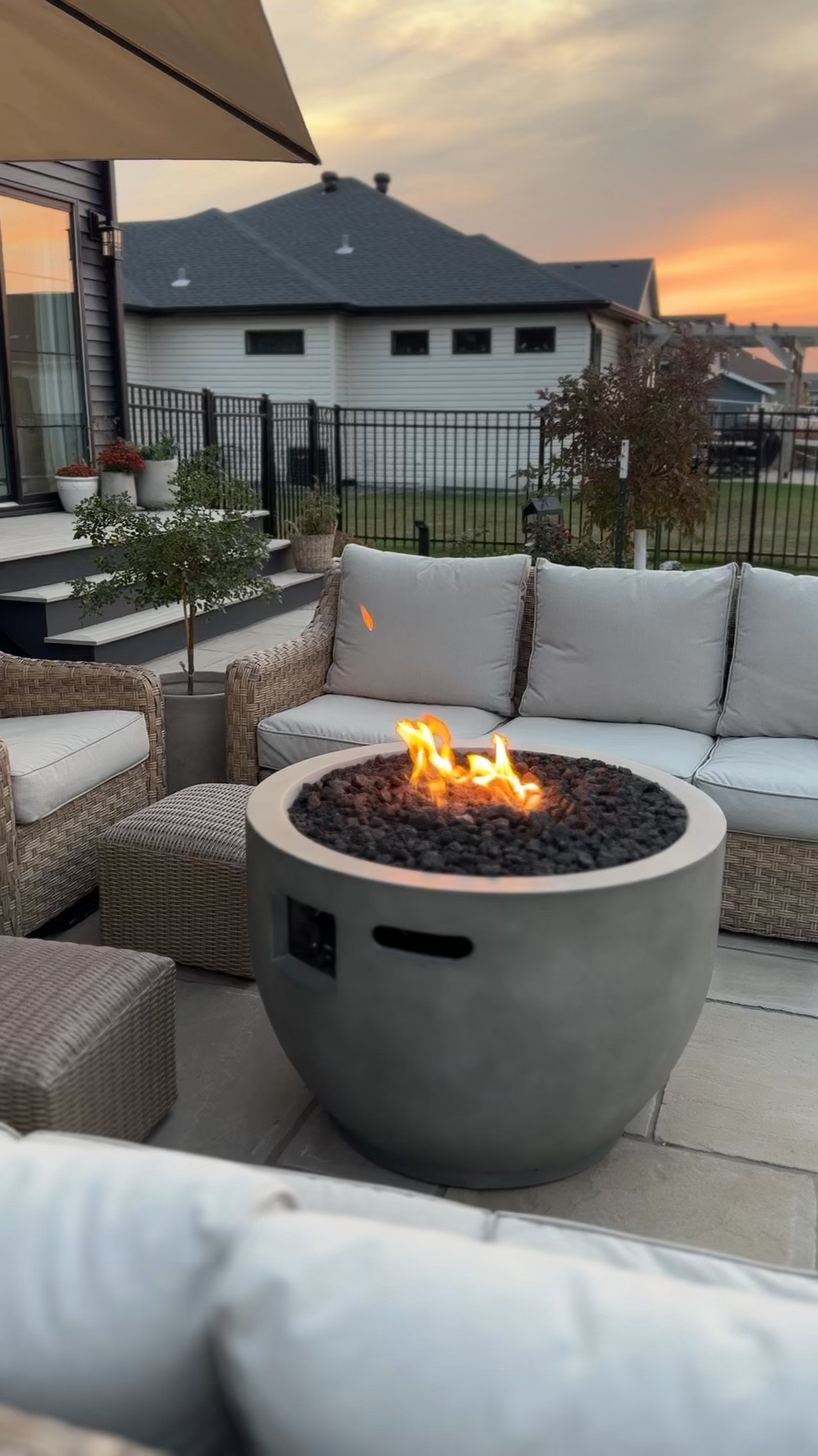 The best patio set from Walmart! It looks like PB but 1/3 the price and comes with covers 🙌😍

#LTKHome #LTKSeasonal