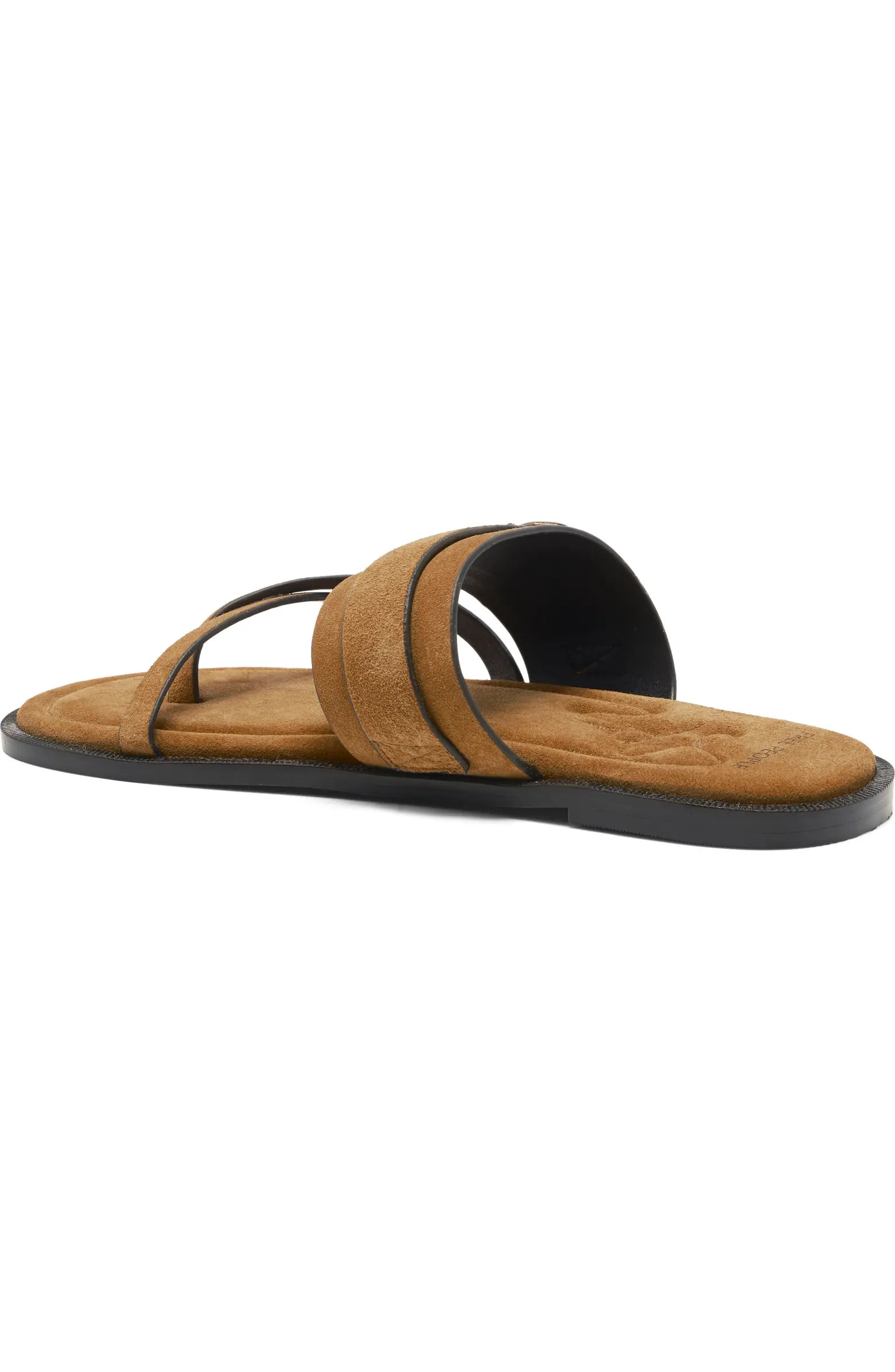 Belted Cross Strap Slide Sandal (Women) | Nordstrom