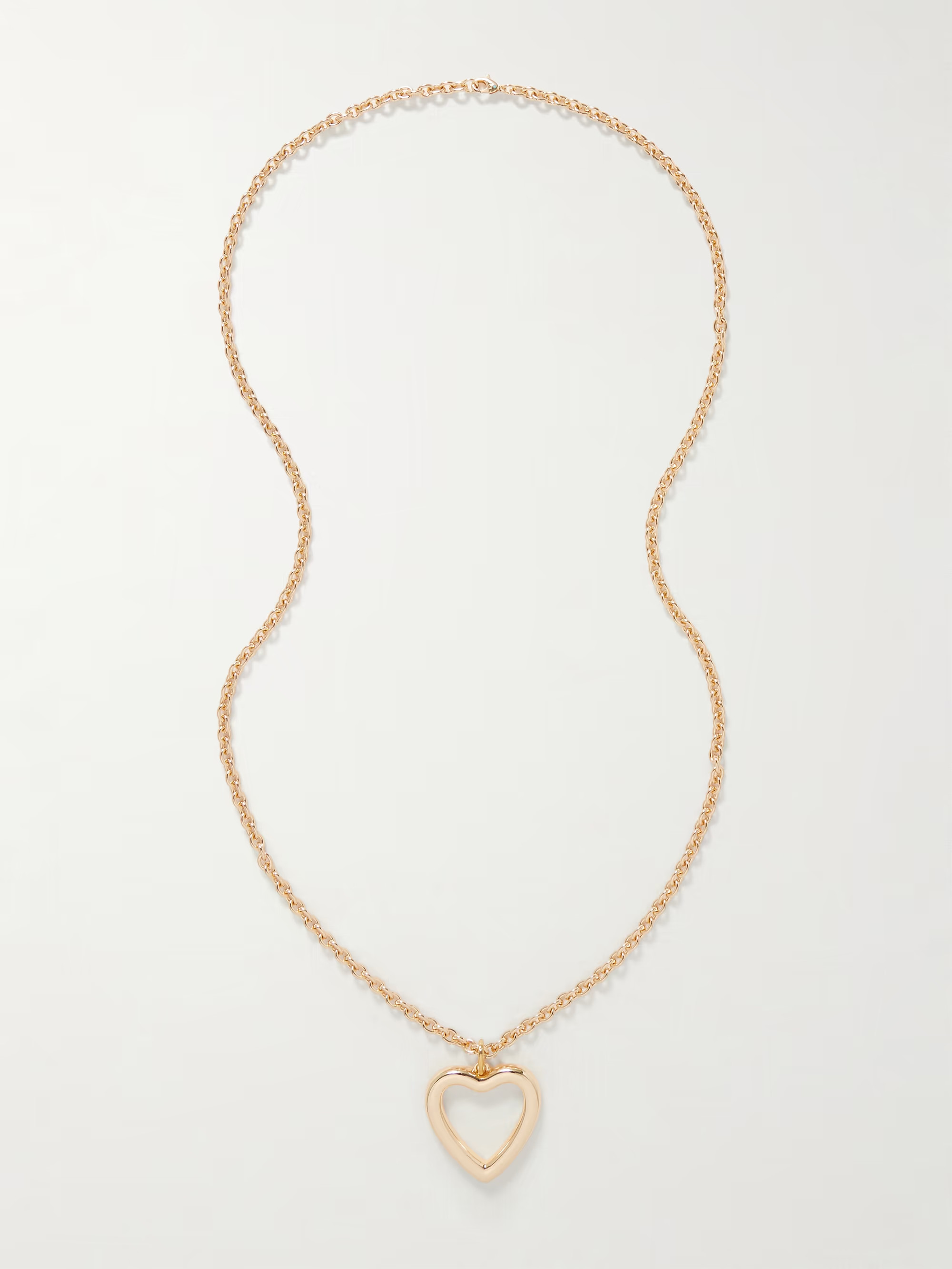 The Open Heart gold-tone necklace - gold - One Size | NET-A-PORTER (US)